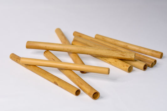 Reusable Bamboo Drinking Straws - Made in Belize.