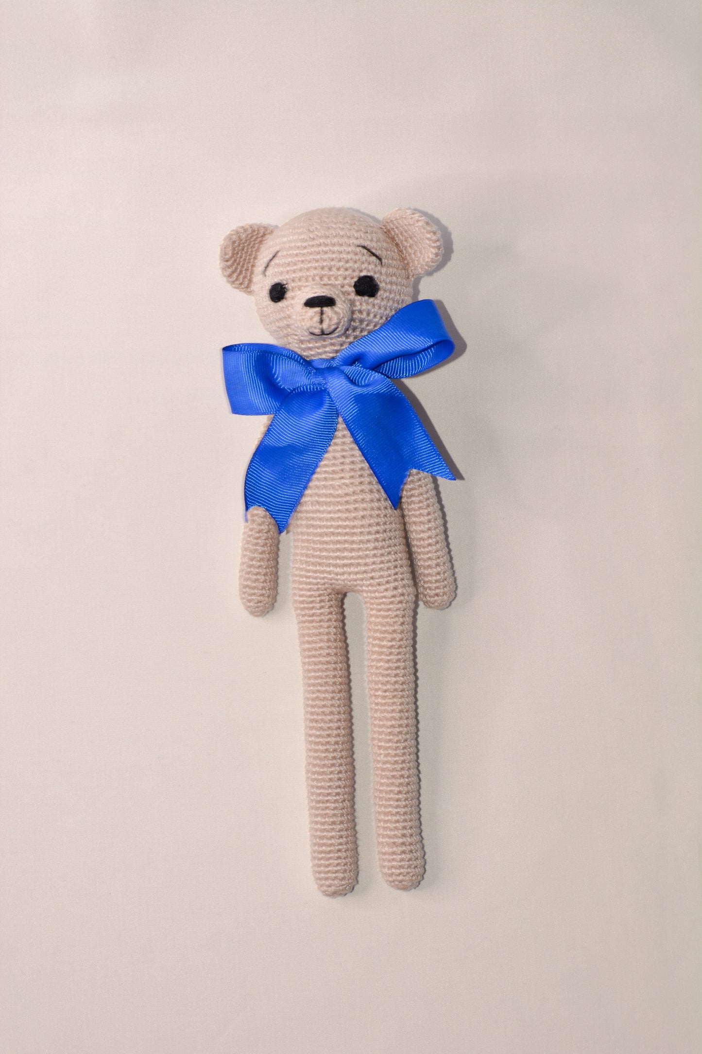 Amigurumi Bear Rattle & Cuddle Toy Set